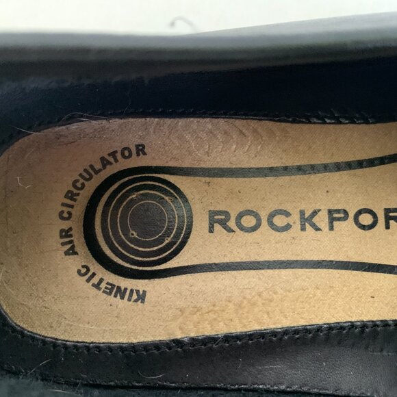 Rockport Black Slip on Leather Loafers size 11 W Casual Comfort Walking Shoes main image 7